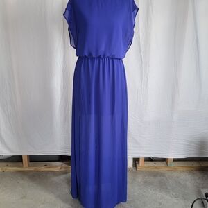 Lush Royal Blue Maxi Dress